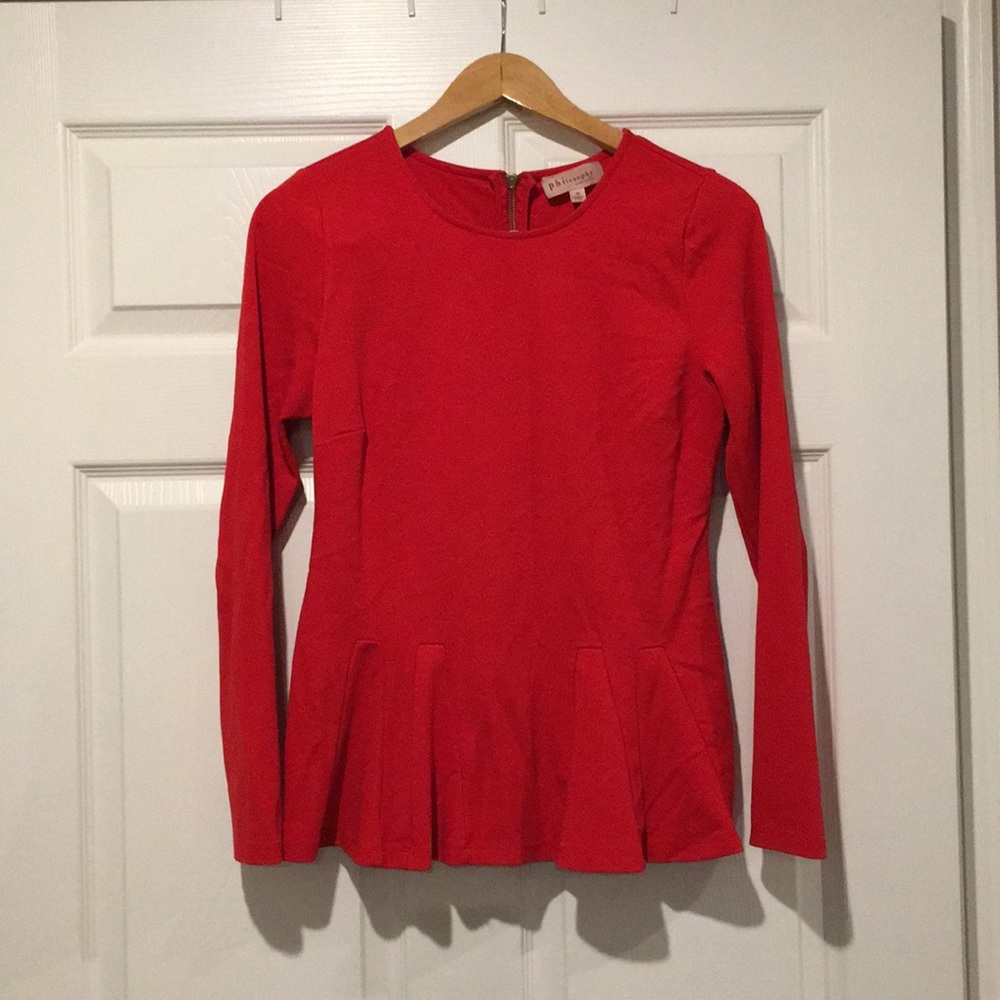 Philosophy peplum top